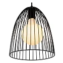 Pendelleuchte MACARONS, Ø 24,5 cm, 1xE27, schwarz