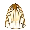 Lucide Pendelleuchte MACARONS, Ø 24,5 cm, 1xE27, Ockergelb