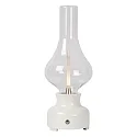 Lucide table lamp JASON LED round IP20, transparent, white dimmable