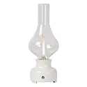 Lucide table lamp JASON LED round IP20, transparent, white dimmable