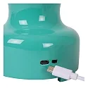 Lucide table lamp JASON LED round IP20, transparent, turquoise dimmable