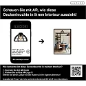 Lucide Deckenleuchte DIKRA, Ø 40 cm, 1xE27, schwarz