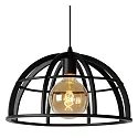 Lucide Pendelleuchte DIKRA, Ø 40 cm, 1xE27, schwarz