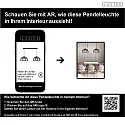 Lucide Pendelleuchte DIKRA, 2xE27, schwarz