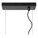 Lucide pendant luminaire DIKRA 5 flames, oval E27 IP20, black