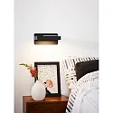 Lucide wall luminaire ATKIN LED square IP20, black 