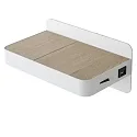 Lucide wall luminaire ATKIN LED square IP20, white 