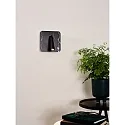 wall luminaire OREGON LED square IP20, black, white 