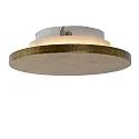 wall luminaire GLIMPSE LED round IP20, gold matt, brass 