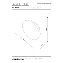 wall luminaire GLIMPSE LED round IP20, gold matt, brass 