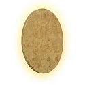 wall luminaire GLIMPSE LED round IP20, gold matt, brass 