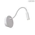 wall luminaire JOLIJN with flex arm IP20, white 