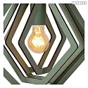 Lucide pendant luminaire MAURO E27 IP20, green dimmable