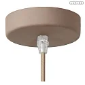Lucide pendant luminaire MAURO E27 IP20, taupe dimmable