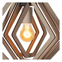 Lucide pendant luminaire MAURO adjustable, with lamp socket E27 IP20, taupe