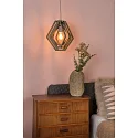 Lucide pendant luminaire MAURO adjustable, with lamp socket E27 IP20, taupe