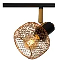 Lucide spot MAREN 4 flames, square E14 IP20, gold matt, brass, black