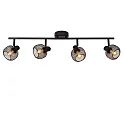 spot MAREN 4 flames, square E14 IP20, black