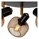 Deckenstrahler MAREN, Ø 37 cm, 3xE14, Gold matt, messing
