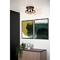 Lucide Deckenstrahler MAREN, Ø 37 cm, 3xE14, schwarz