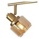 Lucide spot BJORN 4 flames, round E14 IP20, gold matt, brass