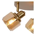 Lucide Deckenstrahler BJORN, Ø 38 cm, 3xE14, Gold matt, messing