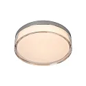LED Bad-Deckenleuchte PLANO, IP44, Ø 23cm, 11W 2700K/3000/4000K (CCT Switch), CRi >90, dimmbar, Chrom / opal
