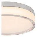 Lucide ceiling luminaire PLANO CL Ø 23CM CCT Switch, dimmable IP44, polished chrome dimmable