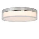 Lucide ceiling luminaire PLANO CL Ø 23CM CCT Switch, dimmable IP44, polished chrome dimmable