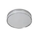 Lucide LED Bad-Deckenleuchte PLANO, IP44, Ø 28cm, 16W 2700/3000/4000K (CCT Switch), CRi >90, dimmbar, Chrom / opal