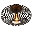 ceiling luminaire MANUELA round E27 IP20, black
