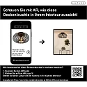 Lucide Deckenleuchte MANUELA, Ø 39,5 cm, 1xE27, schwarz