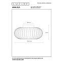 Lucide Deckenleuchte MANUELA, Ø 39,5 cm, 1xE27, grün