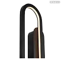 Lucide wall luminaire THELMA IP20, black dimmable