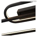 Lucide wall luminaire THELMA IP20, black dimmable