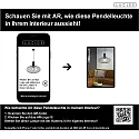 Pendelleuchte MANUELA, Ø 50 cm, 1xE27, schwarz