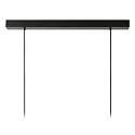 Lucide pendant luminaire MESH 2 flames, round E27 IP20, black 
