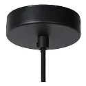 pendant luminaire JERREL oval E27 IP20, black