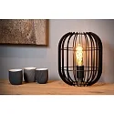 Lucide table lamp REDA oval E27 IP20, black 