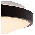 Lucide ceiling luminaire DASHER 30 IP44, opal, black 