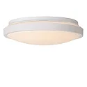 Lucide LED Deckenleuchte DASHER Badleuchte, Ø 29,3cm, 12W, 2700K, 700lm, IP44, weiß