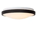LED Deckenleuchte DASHER Badleuchte, Ø 34,8cm, 18W, 2700K, 1150lm, IP44, schwarz