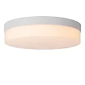 Lucide LED Deckenleuchte BISKIT Badleuchte, Ø 28cm, 18W, 2700K, 1150lm, IP44, weiß