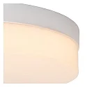 Lucide LED Deckenleuchte BISKIT Badleuchte, Ø 28cm, 18W, 2700K, 1150lm, IP44, weiß