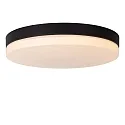 Lucide ceiling luminaire BISKIT 40 IP44, opal, black 