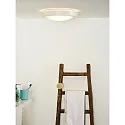Lucide ceiling luminaire FRESH 2 flames, round E27 IP44, white