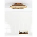 LED Deckenleuchte FOSKAL, Ø 34,5 cm, 1x12W, 2700K, messing