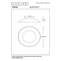 Lucide ceiling luminaire FOSKAL LED round, switchable IP20, white 