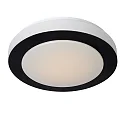 Lucide ceiling luminaire DIMY LED round IP21, opal, black dimmable