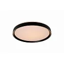 LED Deckenleuchte NURIA, Ø 30 cm, 1x18W, 2700K, dimmbar, schwarz